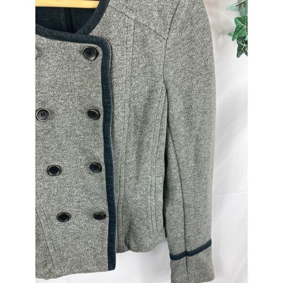 Ann Taylor’s Loft Gray Double Breasted Blazer - Picture 3 of 5